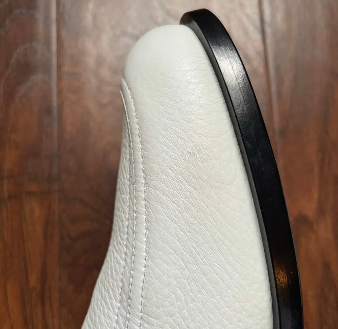 The Row White Penny Loafers