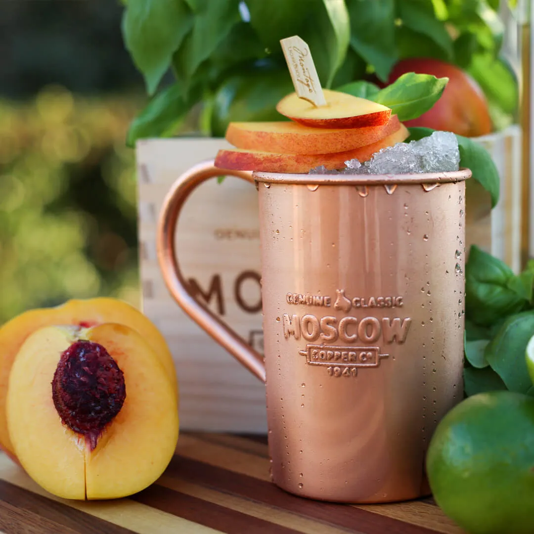 Two Original Moscow Mule Mugs with Collector's Box