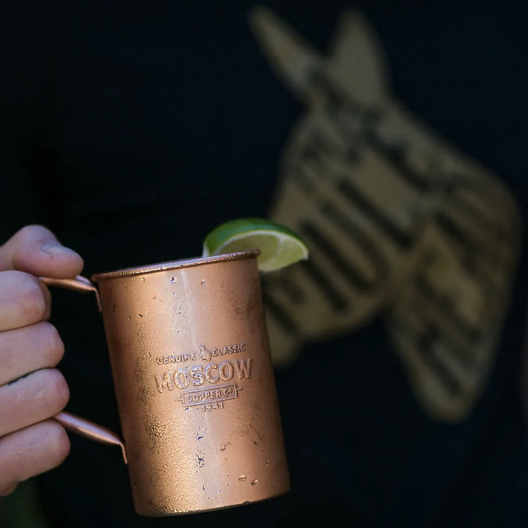 Two Original Moscow Mule Mugs with Collector's Box