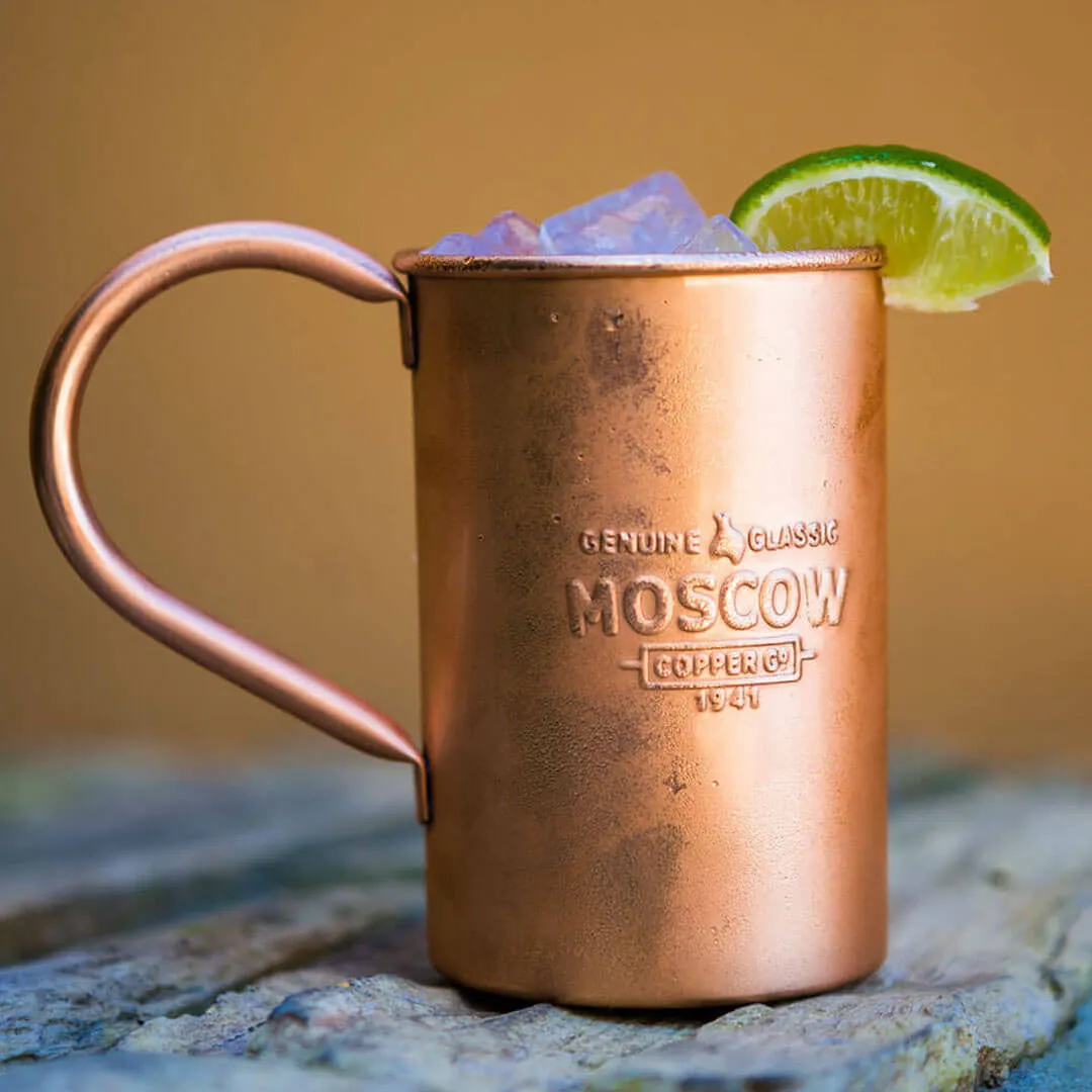 Two Original Moscow Mule Mugs with Collector's Box