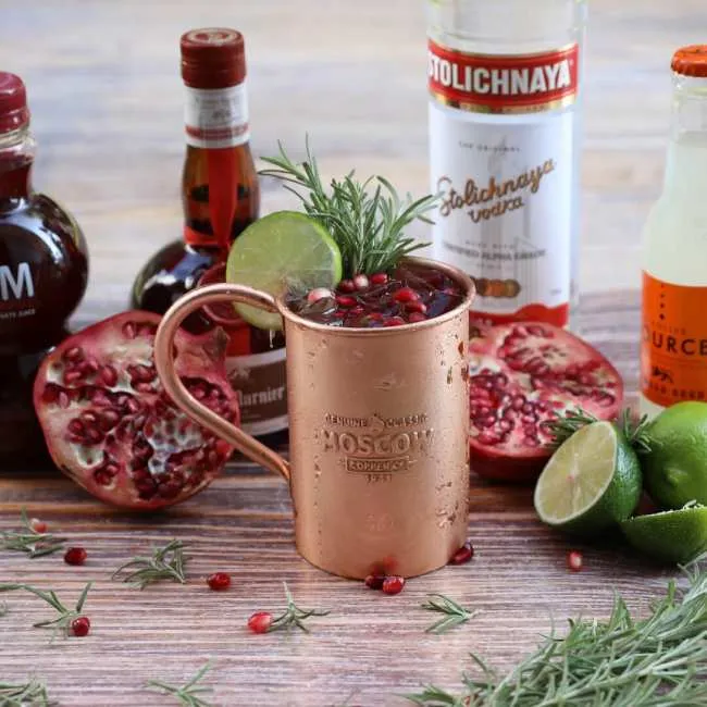 Two Original Moscow Mule Mugs with Collector's Box
