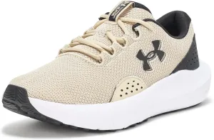 Under Armour Men's Charged Surge 4 Sneaker, Khaki Base/Black/Black, 10.5