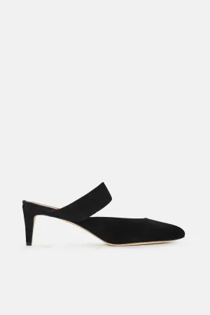 Vaie Heeled Mule - Black