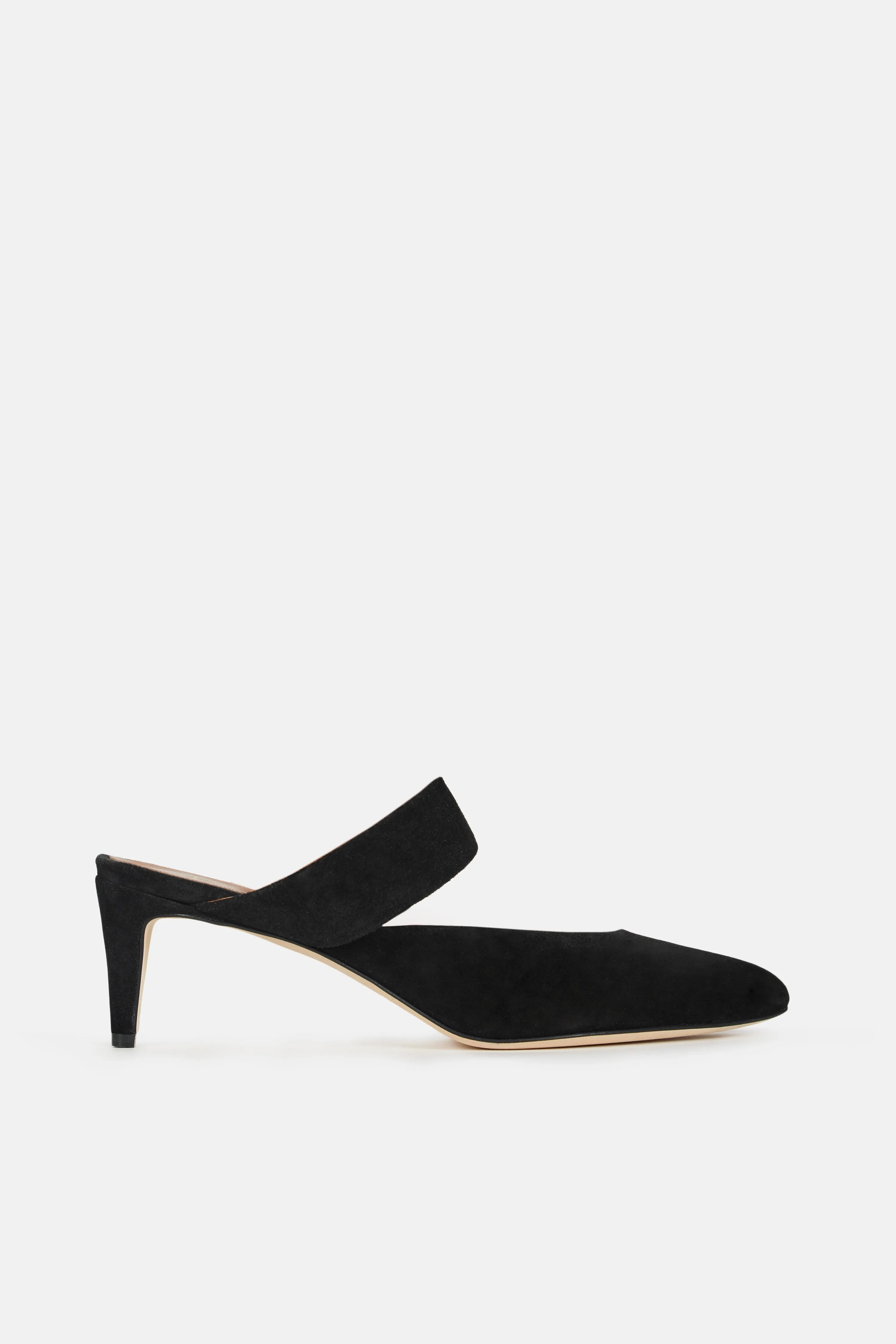 Vaie Heeled Mule - Black