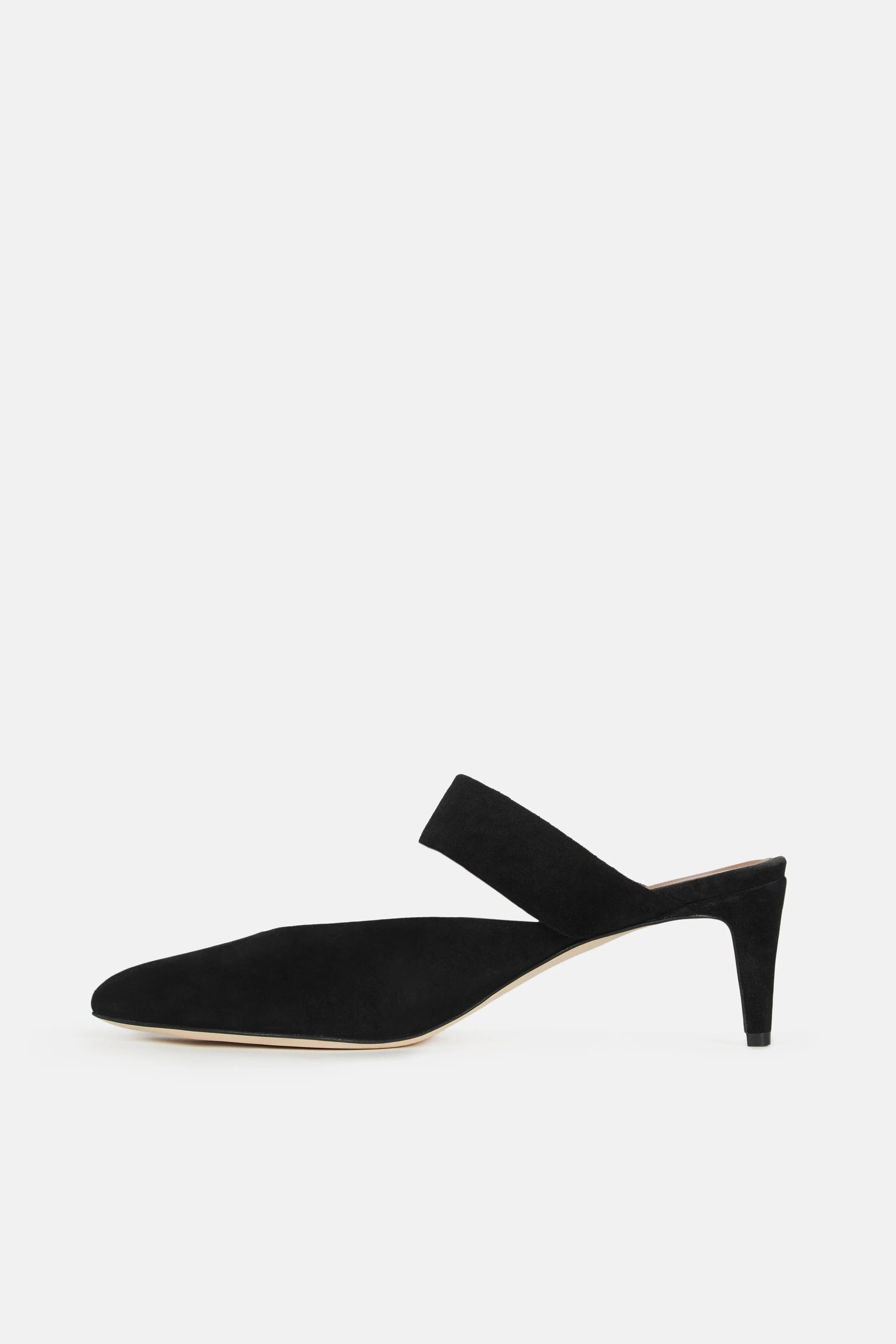 Vaie Heeled Mule - Black