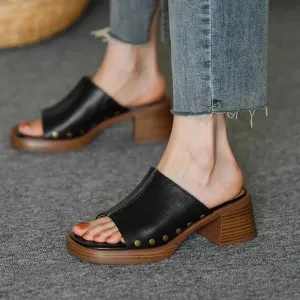 Venita Leather Sandals