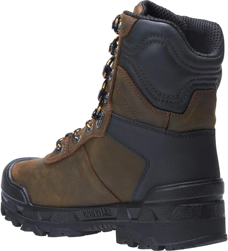 Wolverine Men's Warrior Comp Toe Eh Mt Wp 8 " Boot