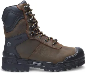 Wolverine Men's Warrior Comp Toe Eh Mt Wp 8 " Boot