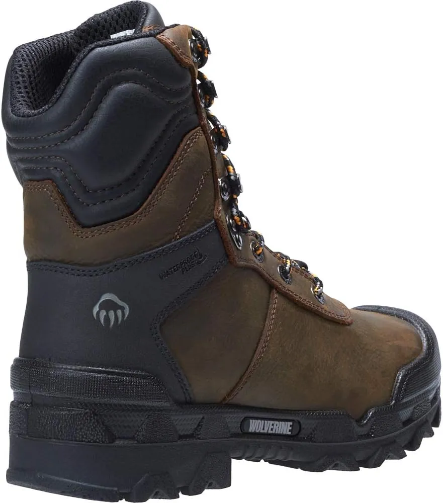 Wolverine Men's Warrior Comp Toe Eh Mt Wp 8 " Boot