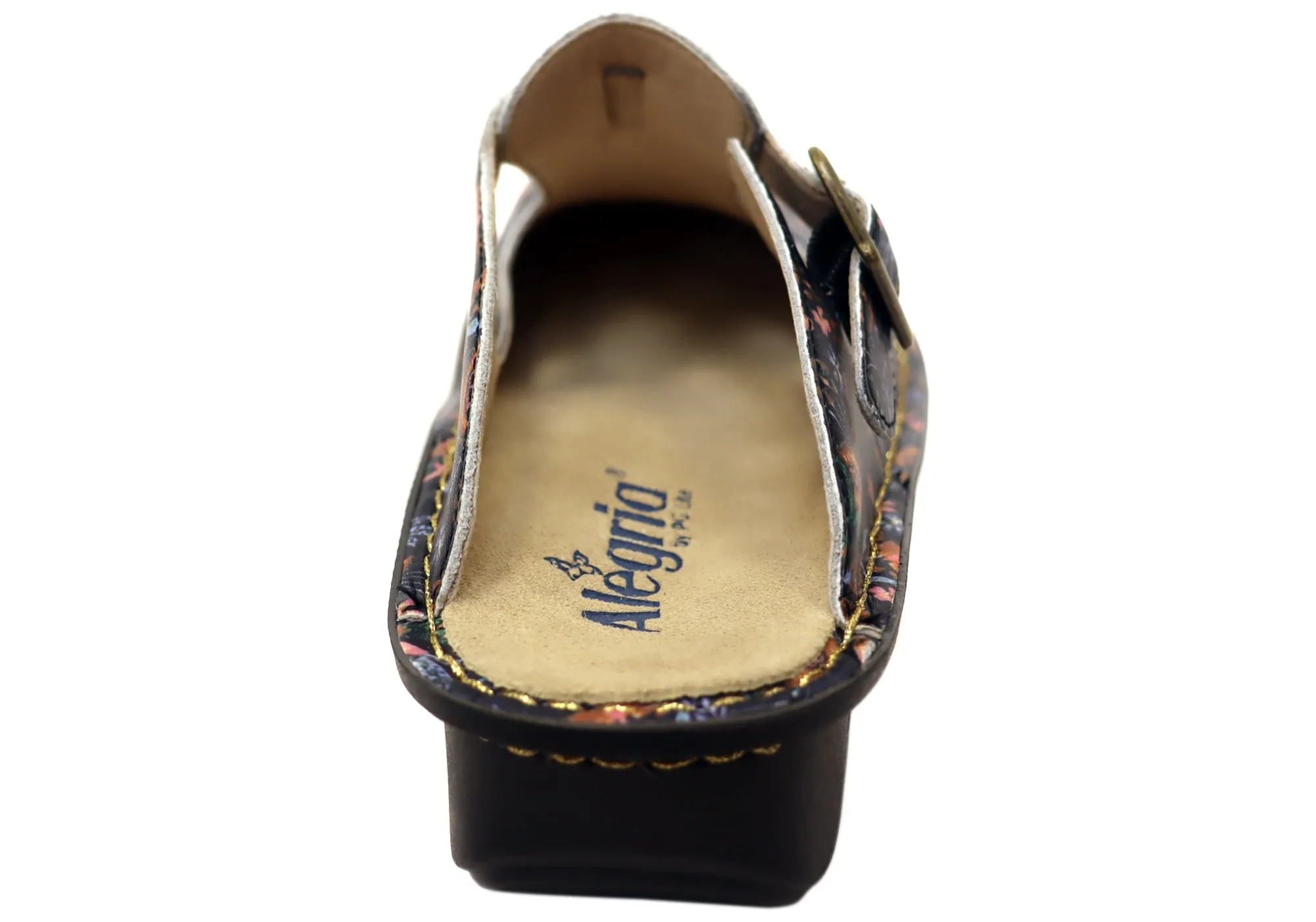 Womens Alegria Classic Leather Open Back Shoes Lax A Daisy