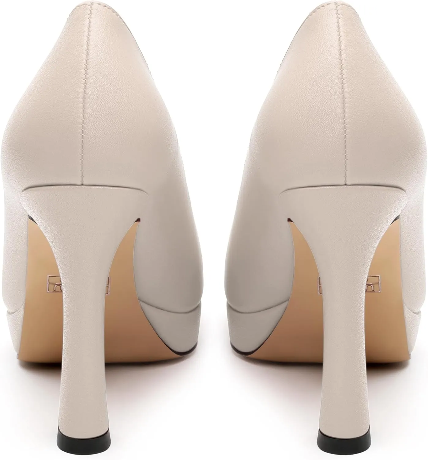 Womens Heeled Pumps, Pointed Toe Platform High Heel Pumps for Women, Platform Stiletto Pumps Shoes 4"