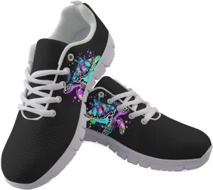 Womens Walking Running Shoes Tennis Fashion Lace Up Athletic Sneakers Footwear