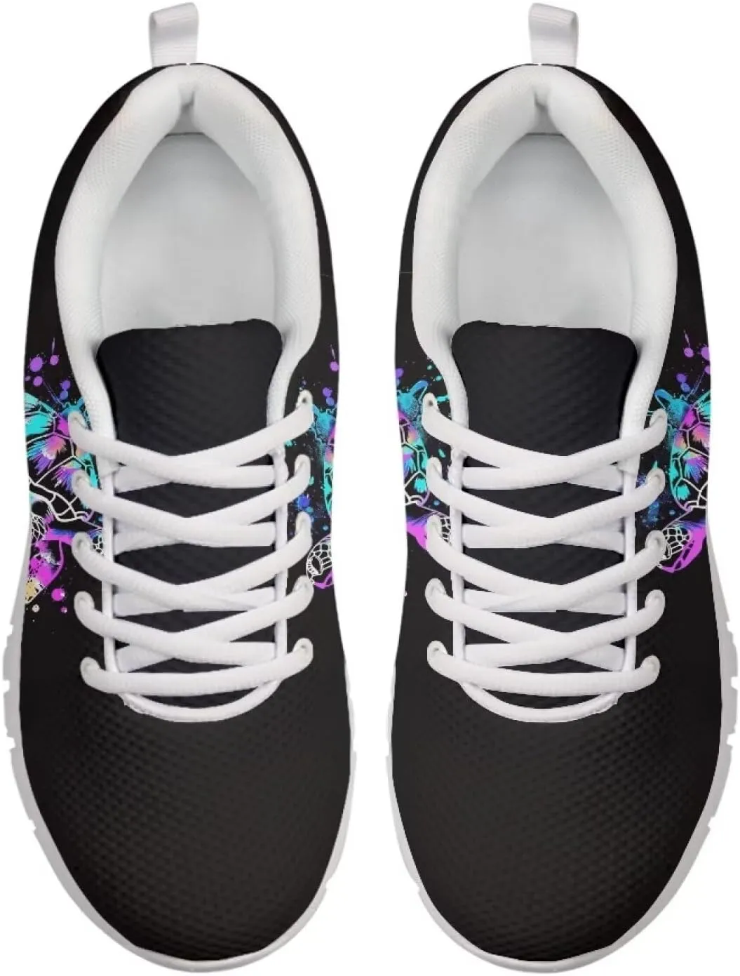 Womens Walking Running Shoes Tennis Fashion Lace Up Athletic Sneakers Footwear