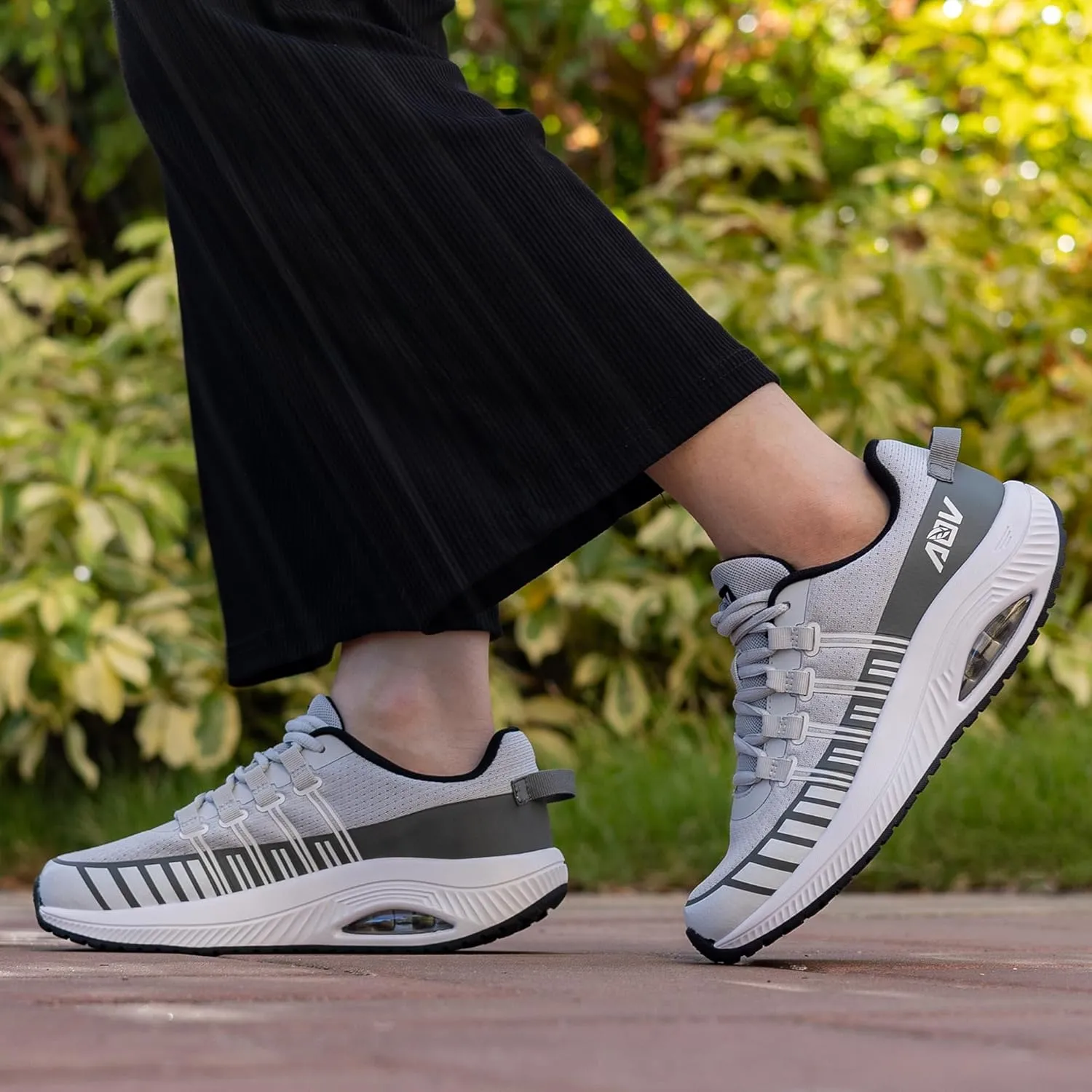Womens Walking Shoes with Arch Support Air Running Shoes Non Slip Tennis Orthotic Sneakers for Plantar Fasciitis Grey