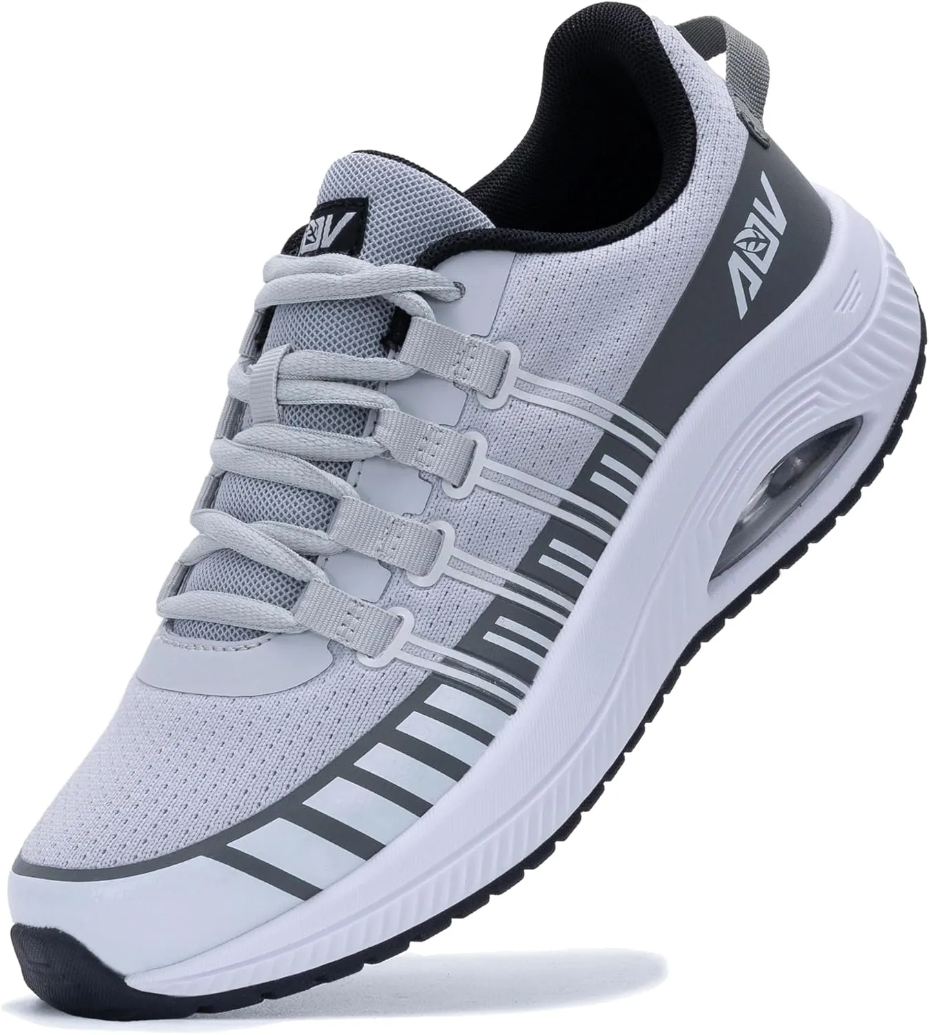 Womens Walking Shoes with Arch Support Air Running Shoes Non Slip Tennis Orthotic Sneakers for Plantar Fasciitis Grey